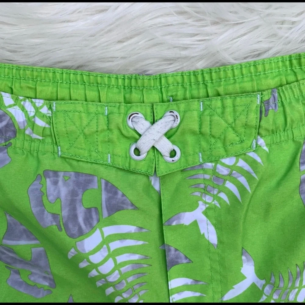 OP Men’s Swim Board Shorts with Fish Bone Print Size XL